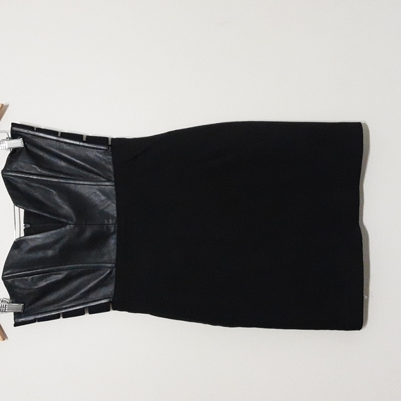 MASON lambskin BUSTIER SEXY BODYCON MINI DRESS women 2 event coquette luxury - Picture 10 of 10